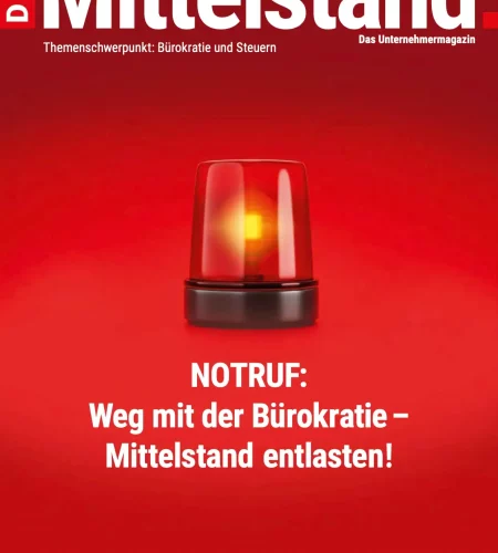 Titelblatt der Zeitschrift "Der Mittelstand" – Ausgabe 6/2022